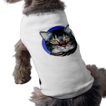 Painted Fat Cat Pet Tshirt
