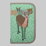 Painted Floral Fawn Green Planner/  Rickshaw planners