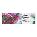 Painted Floral Small Business Cards