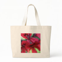 Painted Geraniums Canvas Bags