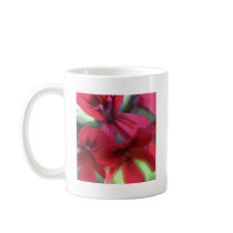 Painted Geraniums Coffee Mugs