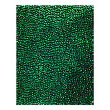 Painted green gems custom announcement