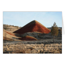 Painted Hill Unpainted Tree Greeting Card