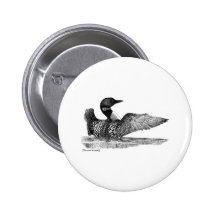 Painted Loon Buttons