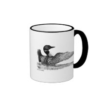 Painted Loon Coffee Mugs