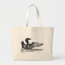 Painted Loon Tote Bag