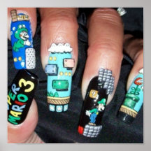 Painted Nails Print