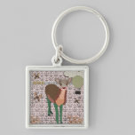 Painted Pink Doe  Keychain keychains