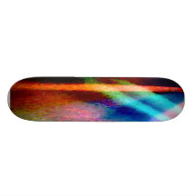 Painted Prism Custom Skate Board