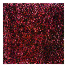 Painted red gems photographic print