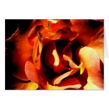 Painted Rose Greeting Cards