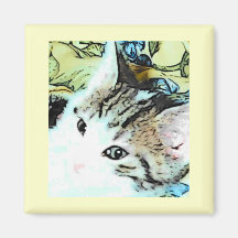 Painted Sadie Fridge Magnets