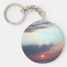 Painted Skies Sunset Photography Keychains