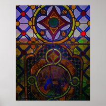 Painted Stained Glass print