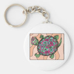 Painted Turtle Key Chain