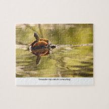 Painted Turtle with Attitude Puzzles