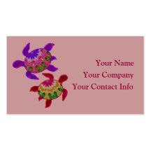 Painted Turtles Business Card Template