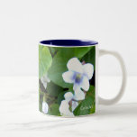 "Painted White Violets" Mug