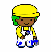 Painter Boy 1 Photo Cut Outs