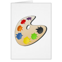 Painter Palette Cards