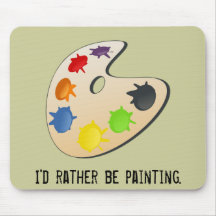 Painter Palette Mousepads