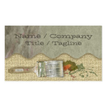 Painter´s Brushes Business Card Templates