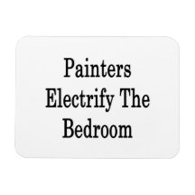 Painters Electrify The Bedroom Vinyl Magnet