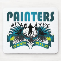 Painters Gone Wild Mouse Mat