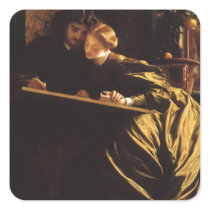 Painter's Honeymoon by Lord Frederic Leighton Square Sticker