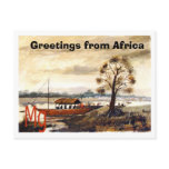 PAINTING 7 copy, Greetings from Africa postcards