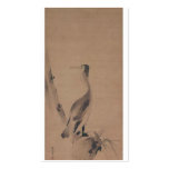 Painting by Miyamoto Musashi, circa 1600's Business Cards