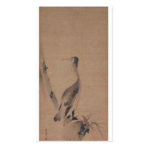 Painting by Miyamoto Musashi, circa 1600's Business Cards