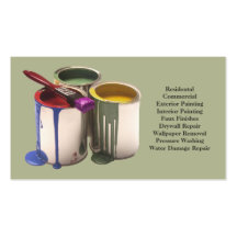Painting Contractor Business Card