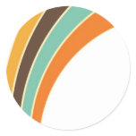 Painting in retro colours stickers