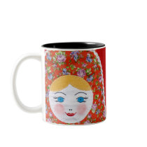 Painting of Russian Matryoshka doll