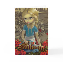 "Painting the Roses Red" Greeting Card