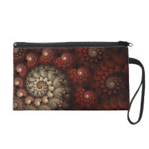 "Painting the Roses Red" Wristlet