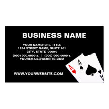 Pair of Aces Business Cards