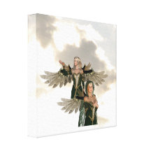 Pair of Angels Canvas Print
