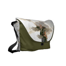 Pair of Angels  Messenger Bag