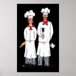 Pair of Chefs print/ poster
