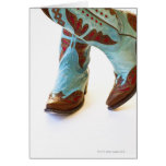 Pair of cowboy shoes 3 cards