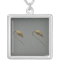 Pair of gold earrings, Liao Dynasty Jewelry