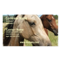 Pair of Horses Business Card