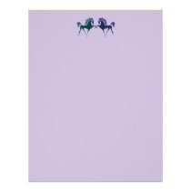 Pair of Horses Stationary letterhead