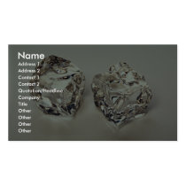 Pair of Ice cubes business cards