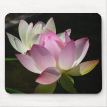 Pair of Lotus Flowers Mousepad