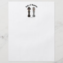 Pair of Queens Chess Dogs Flyer