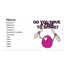Pair To Spare Business Card Template