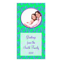 Paisley 2 photo card